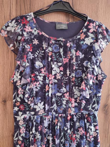 Kvetované maxi šaty c&a (veľkosť 42), c&a,42