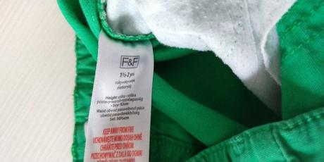 Kraťasy pod kolená, veľ. 92, f&f,92