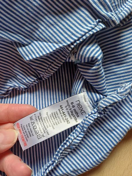 3x šaty v.74 - 6/9mesiacov, primark,74