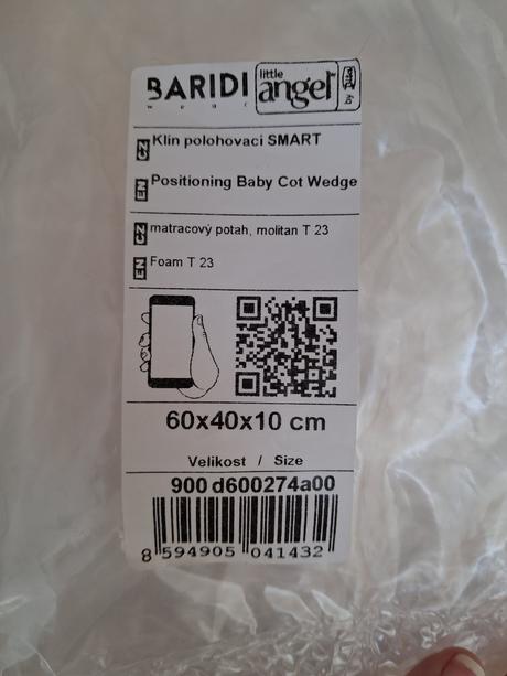 Klinový antirefluxný vankúš, šírka (cm): 40,dĺžka (cm): 60