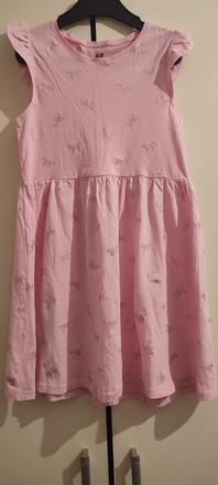 Nenosené basic šaty, h&m,128