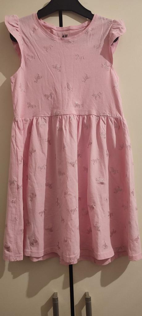 Nenosené basic šaty, h&m,128