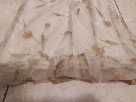 Šaty krémové dievčenské, 122