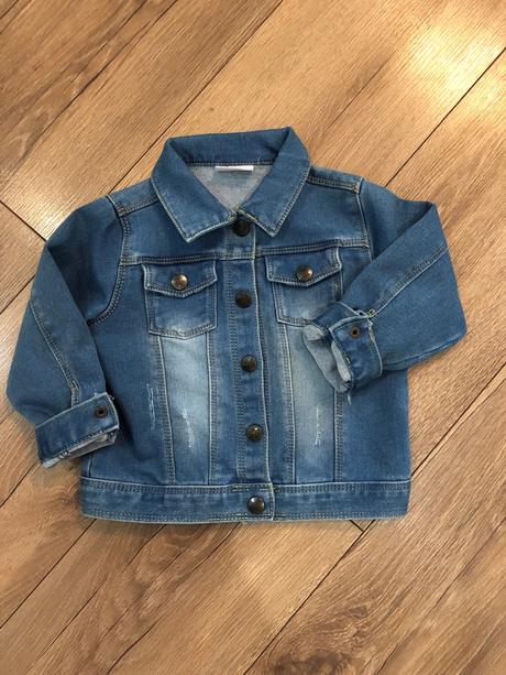 Riflová bunda pre dievča, pepco,86