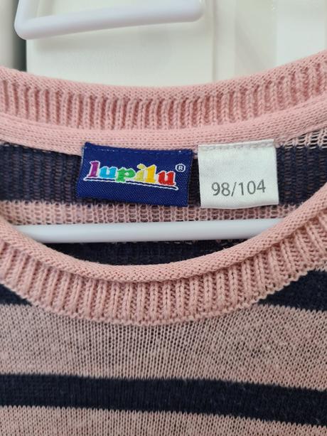 Dievčenské saty na chladnejšie počasie, h&m,98