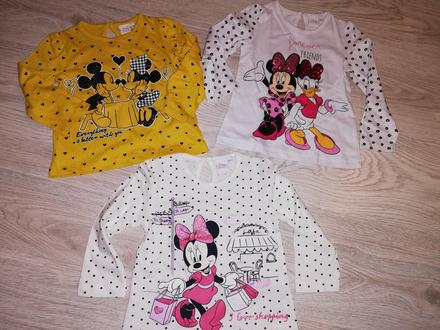 Tričká 3ks, nové. veľ.80, pepco,80