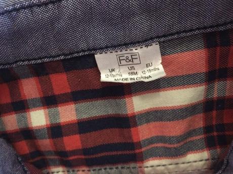 F&f košeľa vel.86, f&f,86