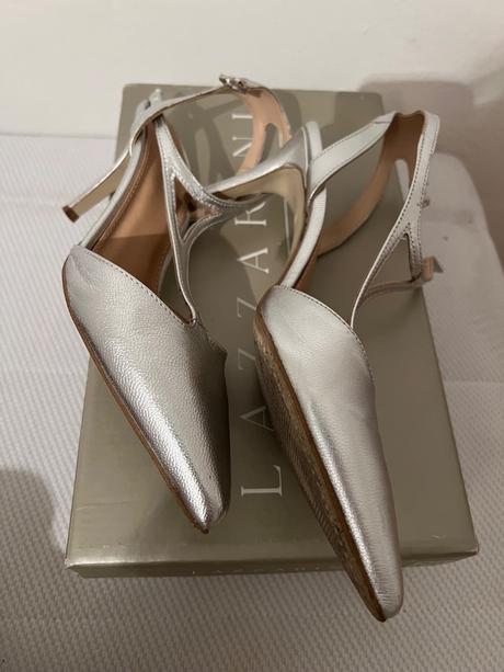 Strieborne sviatocne silvestrovske topanky, 38