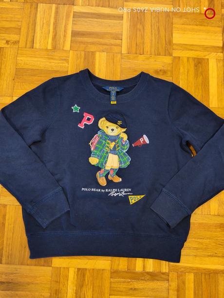 Ralph lauren bear pecková mikina, ralph lauren,xs