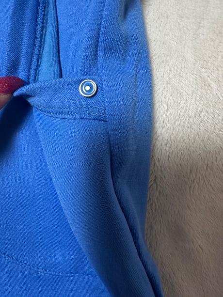 Modré elastické nohavice zn. magenta, m