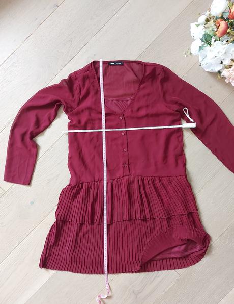 Večerné šaty so skladanou sukňou- top stav, sinsay,xs