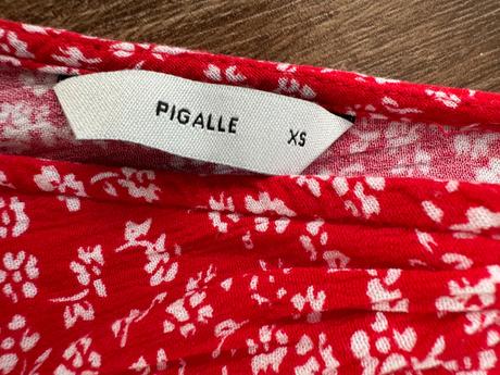 Červene romantické saty, xs