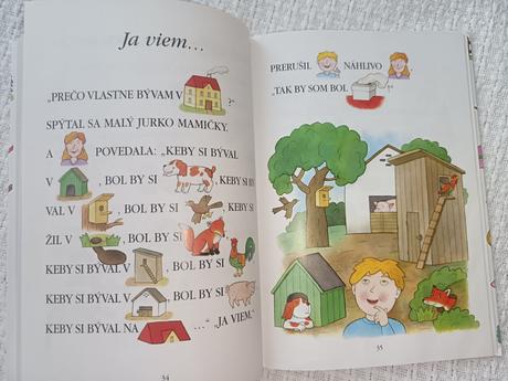 Kniha maľované čítanie,