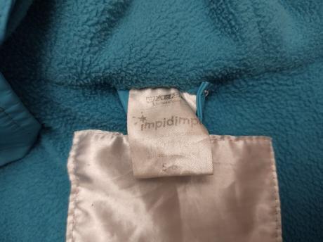 Zateplena pogumovana bundicka. vel. 110-116, impidimpi,110