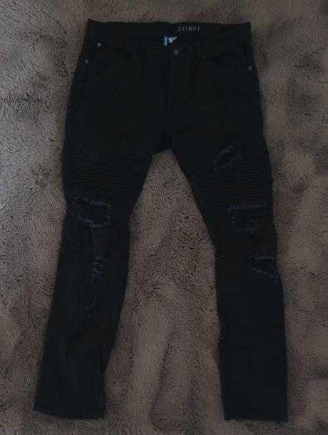 Čierne rifle, h&m,36