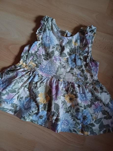 3x letný kvetovaný top v.86 / 12-18mes, next,86