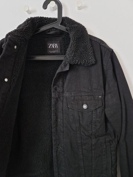 Riflova bunda s kozusinkou zara, zara,s