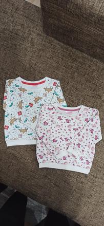 2x vianočná mikina, pepco,92