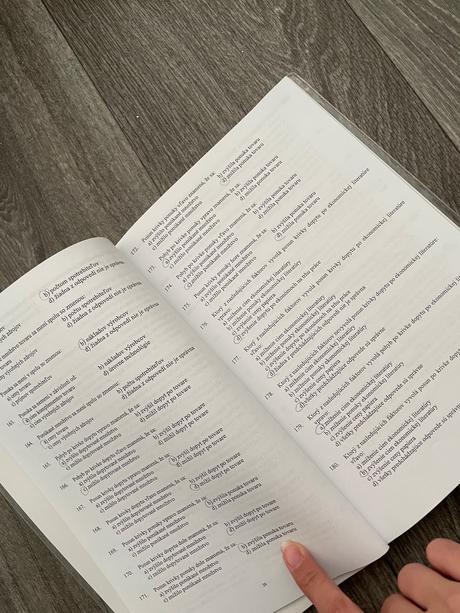 Ekonómia požiadavky na príjmacie skúšky, 