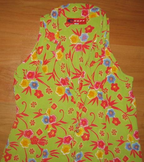 Kvietkované padavé letné šaty, h&m,158