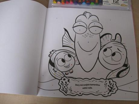 Knižka/maľovánka - maľovanie podľa farieb,