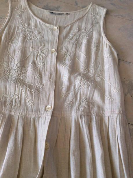 Luxusné ľanové šaty, l