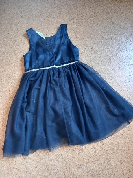 Modré príležitostné šaty h&m, h&m,110