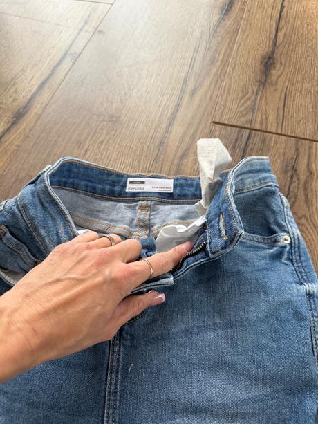 Dlha riflovka sukňa ll veľkosť xxs, bershka,xs