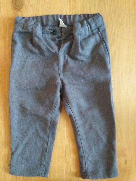 Elegantné chlapčenské nohavice, h&m,80