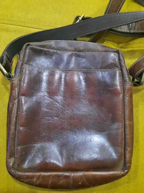 Pánska kožená crossbody miraclo, 