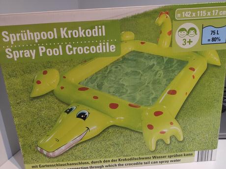 Bazén krokodíl s fontánkou, 