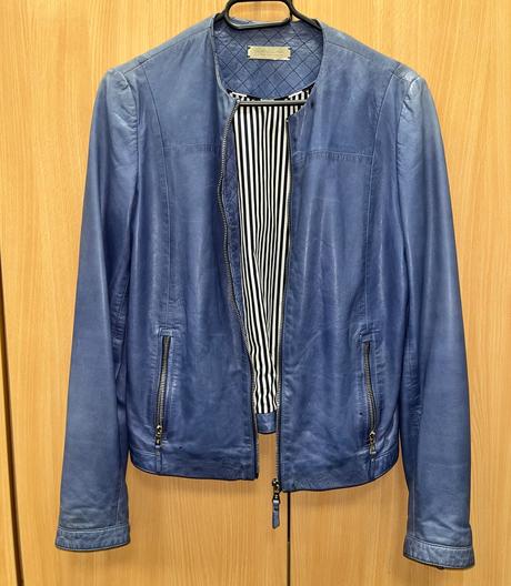 Massimo dutti - kožená bunda, s