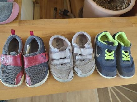 2x vivobarefoot tenisky+ nike, 27