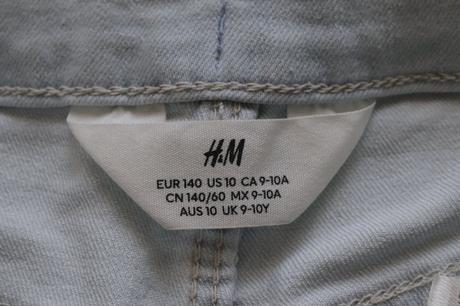 Kraťasy - bezchybnom stave, h&m,140