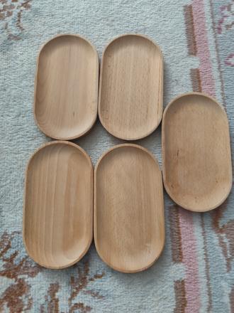 Drevené dezertné tanieriky, 