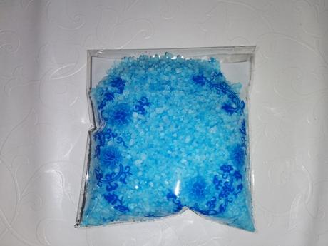 Morská soľ do kúpeľa - 150g rozne vone aj farby,
