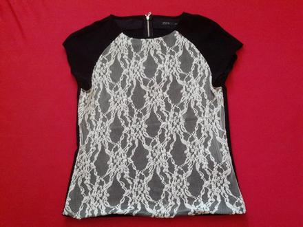 Cierno biely top, zara,s
