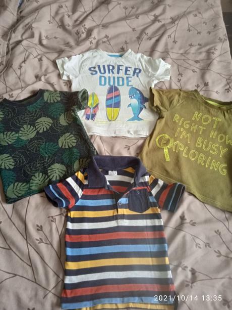 Tričká na leto+kraťasy na 2 roky, f&f,92