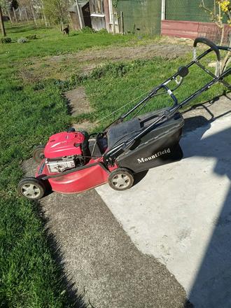 Benzínová motorová kosačka s pojazdom, 