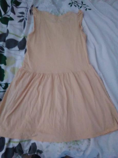 Dievčenské šaty s obrázkom motýľa, h&m,140