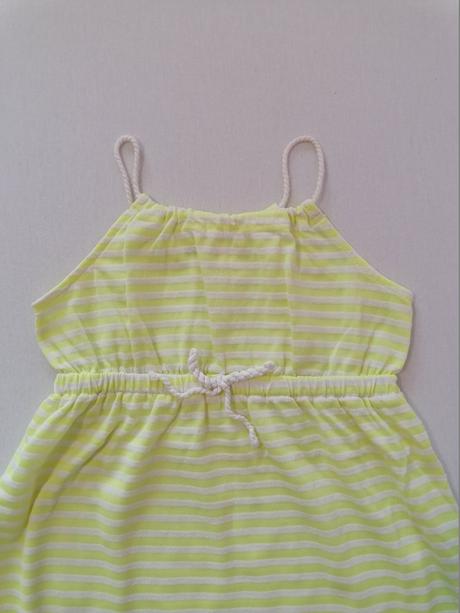 Bavlnene pasikave šaty, h&m,98