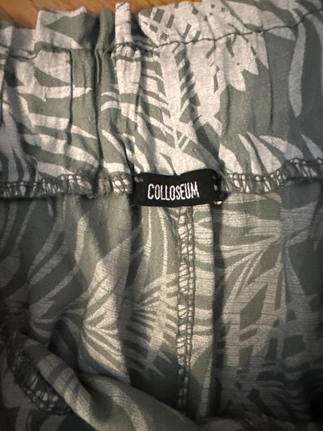 Široké letné nohavice, s