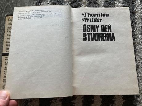 Ôsmy deň stvorenia-prvé vyd.1970,