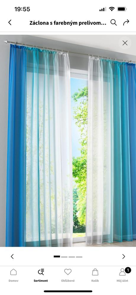 Záclona s prelivom, 