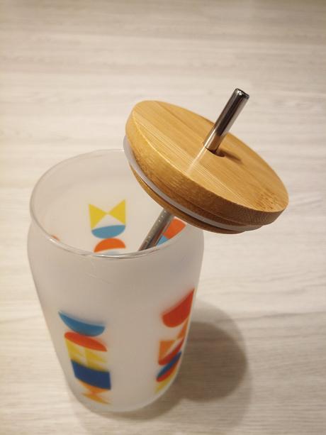 2x pohár so slamkou, 