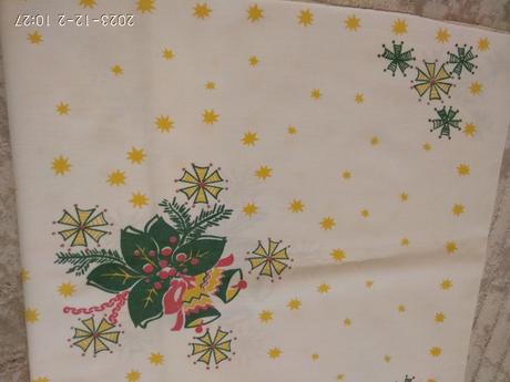 Retro vianocny obrus, 