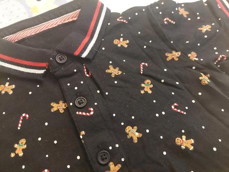 Vianočné tričko s perníčkami zn.matalan veľ.80-92, 86