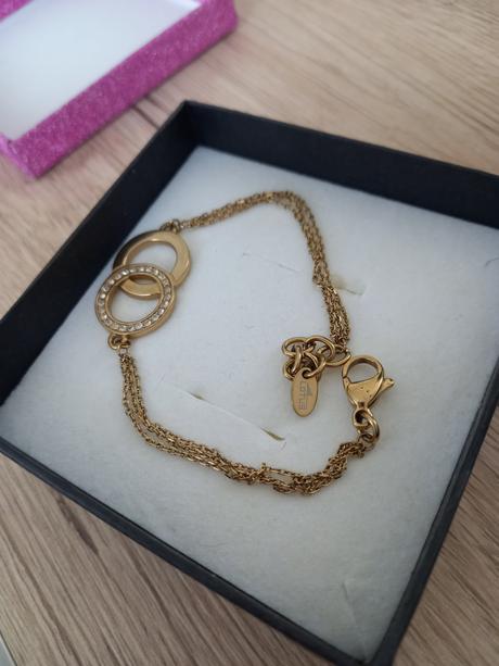 Náramok 2 prepojené kruhy "lotus", 