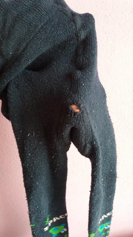 Hrubé teplé pančuchy, lupilu,92