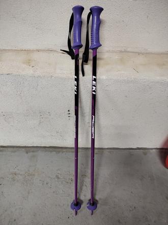 Lyžiarske paličky leki fialové, leki,85 cm